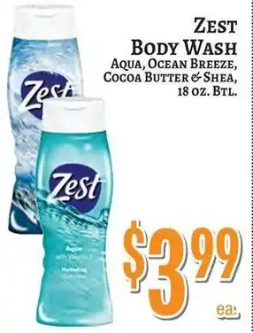 Zest body wash
