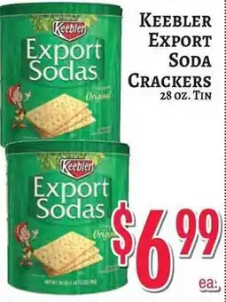 Trade Fair Supermarket Keebler Export Soda Crackers offer