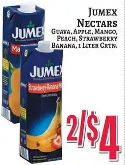 Trade Fair Supermarket Jumex nectars offer