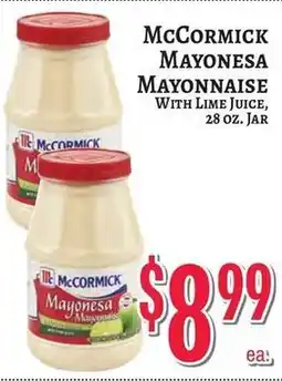 Trade Fair Supermarket McCormick Mayonnaise offer