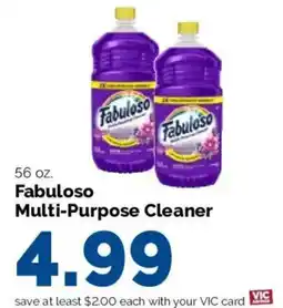 Harris Teeter Fabuloso Multi-Purpose Cleaner offer