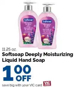 Harris Teeter Softsoap deeply moisturizing liquid hand soap offer