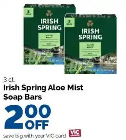Harris Teeter Irish Spring Aloe Mist Soap Bars offer