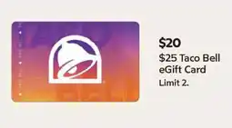 Sam's Club Taco Bell eGift Card offer