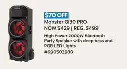 Sam's Club Monster Gi30 Pro offer