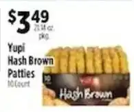 Yupi hash brown patties