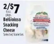 Pioneer Supermarkets BelGioioso Snacking Cheese offer