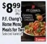 Pioneer Supermarkets P.F. Chang's Home Menu Meals for Two offer