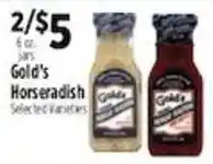 Pioneer Supermarkets Gold's Horseradish offer