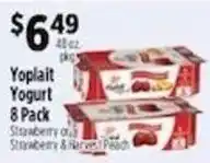 Pioneer Supermarkets Yoplait Yogurt 8 Pack offer