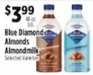 Pioneer Supermarkets Blue Diamond Almonds Almondmilk offer