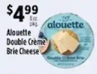 Pioneer Supermarkets Alouette Double Crème Brie Cheese offer