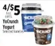 Pioneer Supermarkets Yocrunch Yogurt offer