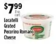 Pioneer Supermarkets Locatelli Grated Pecorino Romano Cheese offer