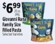 Pioneer Supermarkets Giovanni Rana Family Size Filled Pasta offer