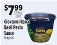 Pioneer Supermarkets Giovanni Rana Basil Pesto Sauce Original offer