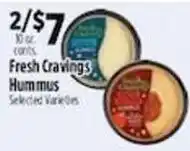 Pioneer Supermarkets Fresh Cravings Hummus offer