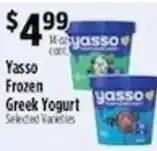 Pioneer Supermarkets Yasso Frozen Greek Yogurt offer