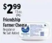 Pioneer Supermarkets Friendship Farmer Cheese offer