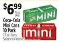 Pioneer Supermarkets Coca-Cola Mini Cans offer