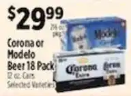 Pioneer Supermarkets Corona or Modelo Beer offer
