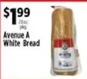 Pioneer Supermarkets Avenue A White Bread offer