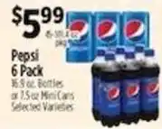 Pioneer Supermarkets Pepsi 6 Pack offer