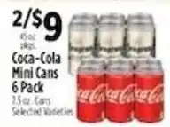 Pioneer Supermarkets Coca-Cola Mini Cans offer