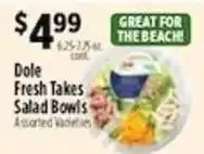 Pioneer Supermarkets Dole Fresh Takes Salad Bowls offer