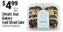 Pioneer Supermarkets Simple Joys Bakery Iced Sliced Cake offer