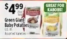 Pioneer Supermarkets Green Giant baby potatoes offer