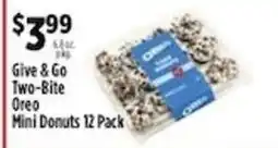Pioneer Supermarkets Oreo two-bite mini donuts offer