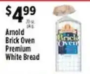 Pioneer Supermarkets Arnold Brick Oven Premium White Bread offer