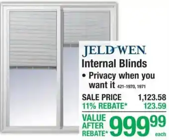 Jeld-wen internal blinds