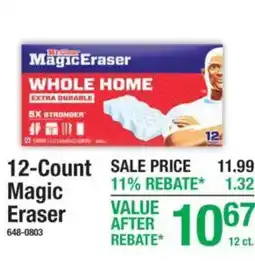 Menards Mr. Clean magic eraser offer