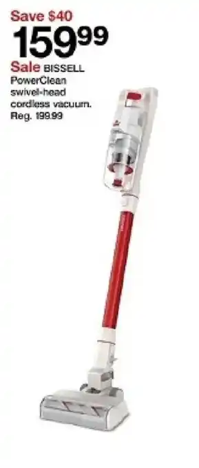Bissell powerclean swivel-head cordless vacuum
