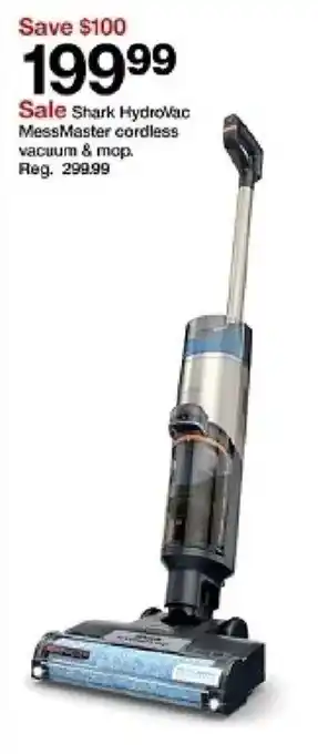 Shark hydrovac messmaster cordless vacuum & mop
