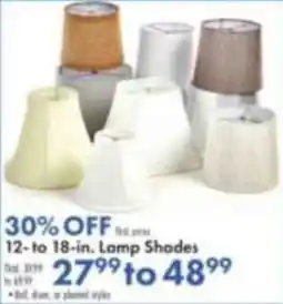 Boscov's Lamp Shades offer