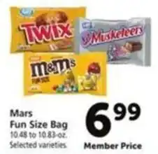 Mars Fun Size Bag