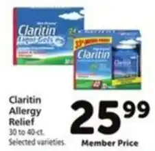 Vons Claritin Allergy Relief offer