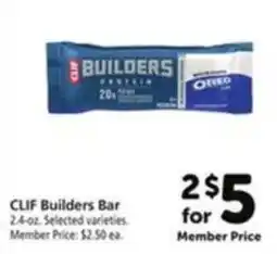 Vons Clif builders bar offer
