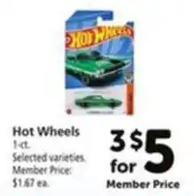 Vons Hot Wheels offer