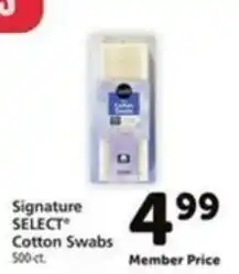 Vons Signature Select Cotton Swabs offer