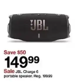 Target Jbl charge 6 portable speaker offer