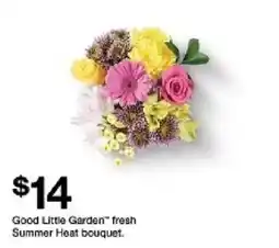Target Good Little Garden fresh Summer Heat bouquet offer