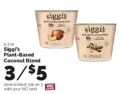 Harris Teeter Siggis Plant-Based Coconut Blend offer