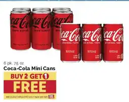 Harris Teeter Coca-Cola Mini Cans offer