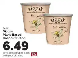 Harris Teeter Siggis Plant-Based Coconut Blend offer