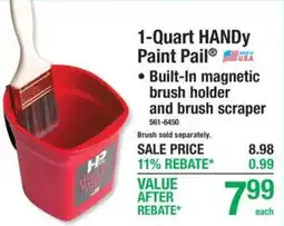 Menards Handy paint pail offer