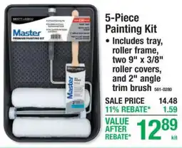 Menards Master premium painting kit offer